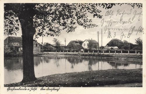 AK Großenbrode Dorfteich Schleswig-Holstein gelaufen Postkarte