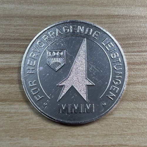 DDR Medaille FDJ MMM Apolda Kreismesse der Meister von Morgen in Silber