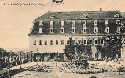 AK Wechselburg Schönburg Schloss Sachsen ungelaufen Postkarte