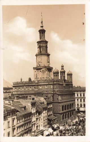 AK Posen Poznań Rathaus Posen ungelaufen Postkarte