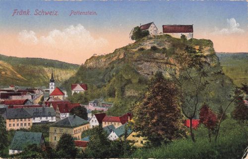 AK Fränkische Schweiz Pottenstein Bayern ungelaufen Postkarte