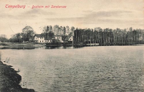 AK Tempelburg Czaplinek Draheim Sarebensee Pommern 1909 gelaufen Postkarte