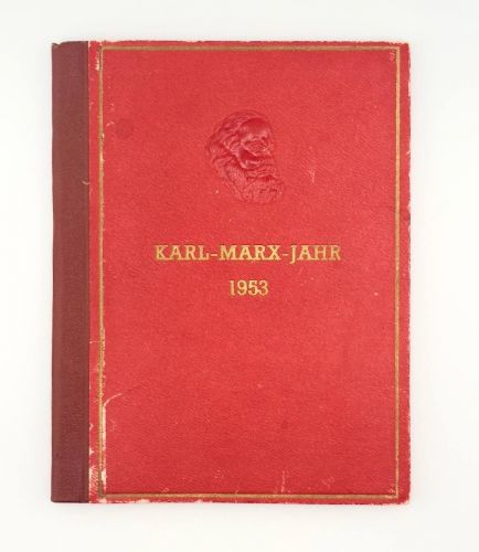 DDR Jahrbuch Karl-Marx-Jahr 1953 Gedenkbüchlein Postfrisch