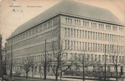AK Düsseldorf Mannesmannhaus Nordrhein-Westfalen 1913 gelaufen Postkarte