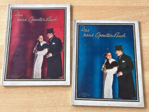 "Das neue Operetten Buch" Band I und II, für Klavier