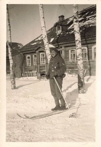 Deutscher Soldat Obergefreiter Allgemeines Sturmabzeichen Schneeschuh Ostfront