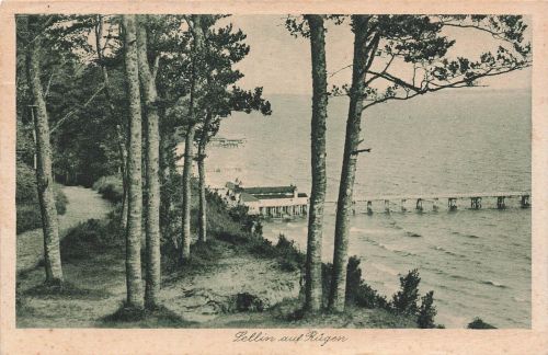 AK Sellin Strand Steg Mecklenburg-Vorpommern Rügen 1932 gelaufen Postkarte