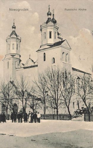 AK Nowogrodek Russische Kirche Polen 1916 gelaufen Postkarte