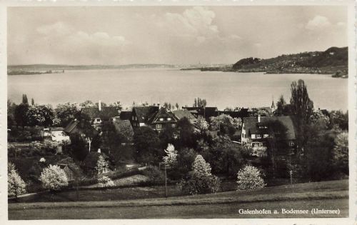 AK Gaienhofen Bodensee Teilansicht Baden-Württemberg ungelaufen Postkarte