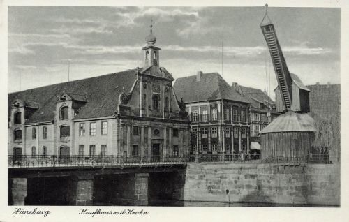 AK Lüneburg Kaufhaus Kirche Niedersachsen ungelaufen Postkarte