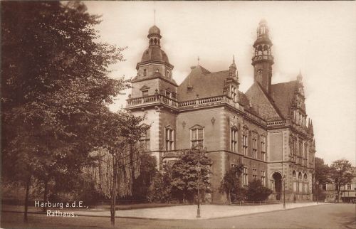 AK Harburg Rathaus Hamburg ungelaufen Postkarte