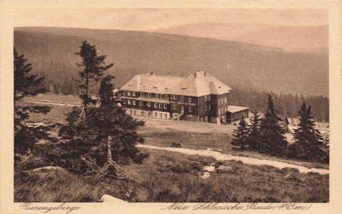 AK Riesengebirge Neue Schlesische Baude Schlesien ungelaufen Postkarte