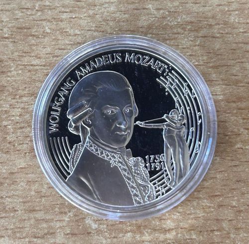 Österreich 25 ECU 1996к"Amadeus Mozart PPSilber, Zertifikat