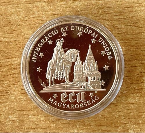 ECU Ungarn 500 Forint 1994 Heiliger Stefan PP Silber mit Zertifikat￼