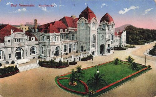 AK Bad Neuenahr Kurtheater Rheinland-Pfalz 1915 gelaufen Postkarte
