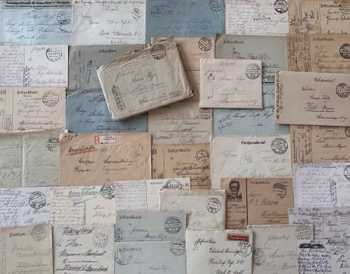 Lot/Konvolut 50 Briefe Feldpostkarten Stempel 1. WK Feldpost 1914-18