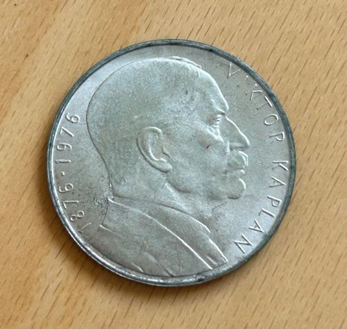 Tschechoslowakei 100 Korun Silber 1976 Viktor Kaplan