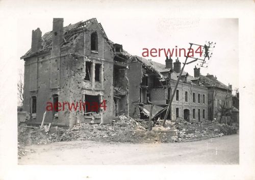 Zerstörte deutsche Schirrmeisterei in der Unterstadt Laon Frankreich