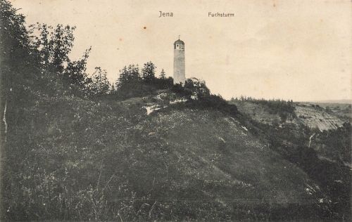 AK Jena Fuchsturm Thüringen 1912 gelaufen Postkarte