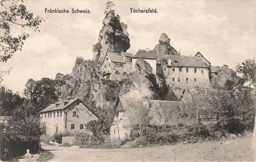 AK Fränkische Schweiz Tüchersfeld Bayern ungelaufen Postkarte