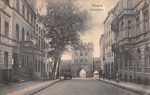 Thorn (Toruń) Brückentor Postkarte AK