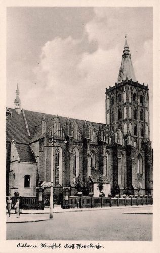 AK Kulm a. W. Katholische Pfarrkirche Westpreussen ungelaufen Postkarte