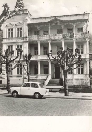 FDGB Erholungsheim Sellin u. PKW Sellin Mecklenburg-Vorpommern Postkarte AK 1969