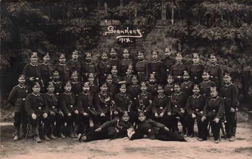 Foto AK 1.WK Soldaten des Landwehr-Inf.-Regt.101 Graudenz Westpreussen