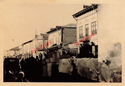 Beerdigung von Einheimischen Rumänen Strasse in Giurgiu Rumänien
