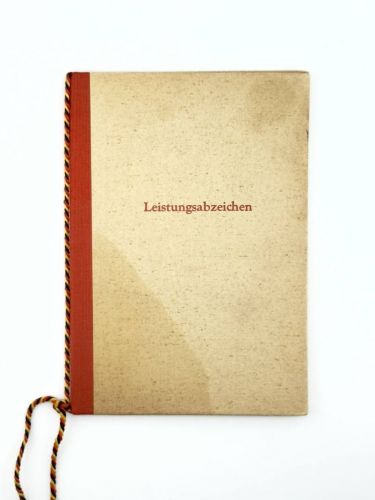 DDR NVA Urkunde Leistungsabzeichen der Nationalen Volksarmee 1971 Stabsfeldwebel