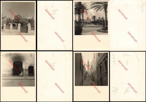 4x Fotos deutsche Soldaten Afrikakorps in Tripolis Libyen Afrika