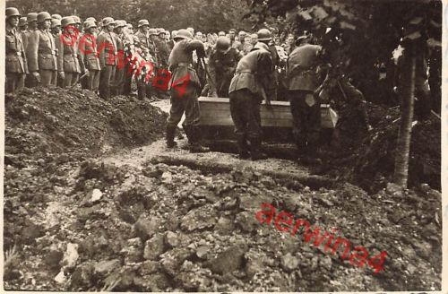 Deutsche Soldaten Beerdigung eines Kameraden Schaulen Ostpreussen
