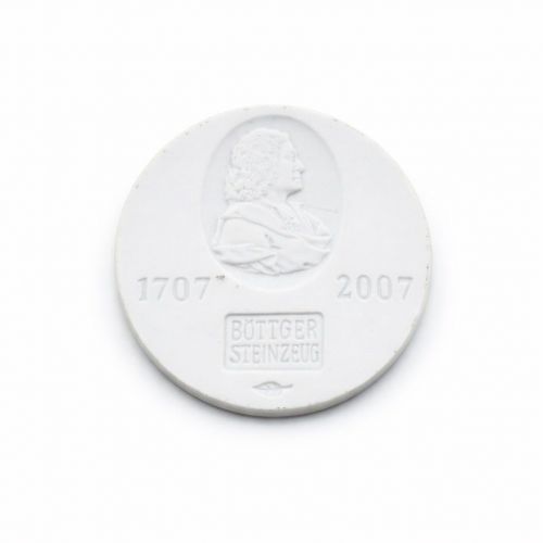 Meissner Porzellan Böttger Steinzeug 1707-2007 weiß