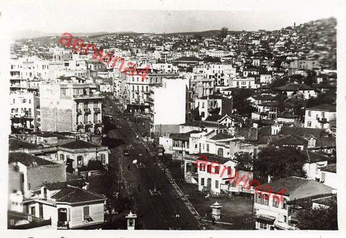Hauptstrasse Blick in die Stadt Saloniki Griechenland