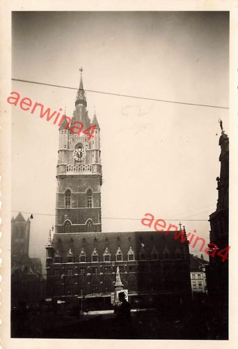 Blick auf den Belfried von Gent Flandern Belgien