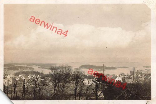 Blick auf Hafen Stavanger Norwegen