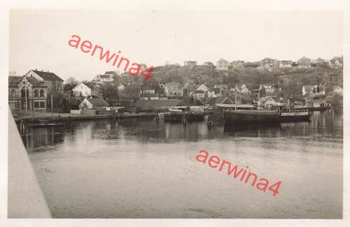 Schiffe im Hafen Kristiansand Norwegen