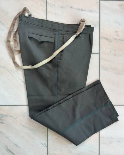 DDR NVA LSK Luftstreitkräfte Uniform Hose Gr. m56 1979 mit Hosenträger