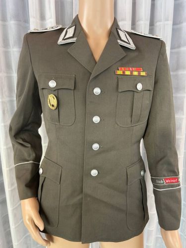 DDR NVA Uniform Jacke Erich Weinert Ensemble Stabsfeldwebel Gr. m48-0 1986