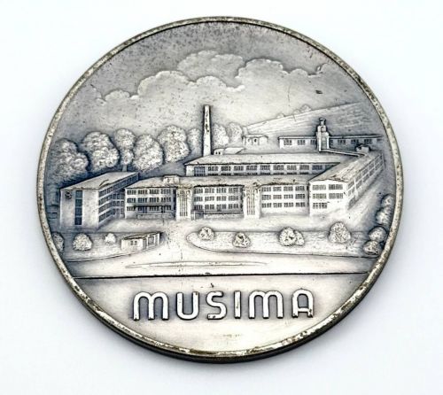 DDR Medaille Musima VEB Musikinstrumentenbau Markneukirchen