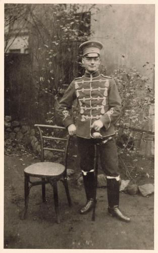 Foto 1.WK Portrait Wandsbeker Husar Husaren-Regiment Nr.15 Wandsbek