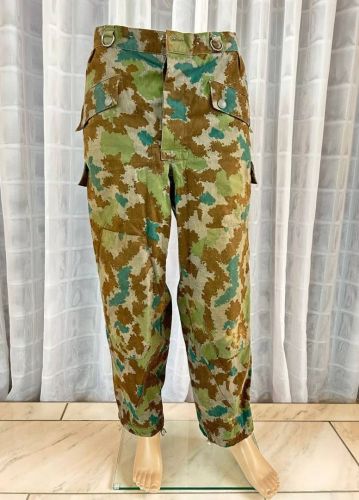 DDR NVA Feldhose Tarnhose Blumentarn Flecktarn Flächentarn Gr. 1 1961