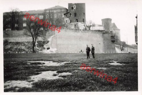 Deutsche Soldaten an Festung Krakau Polen