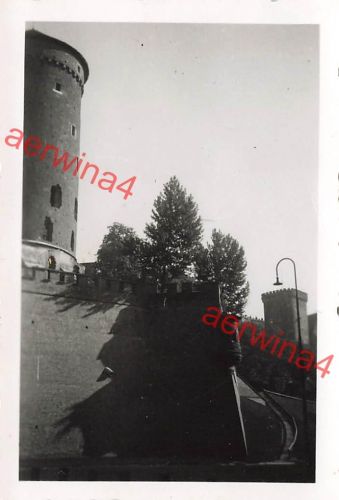 Blick auf den Festungsturm Krakau Polen