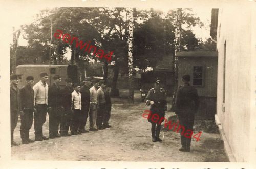 Appell deutsche Soldaten leichte Flak 995 in Ostpreussen