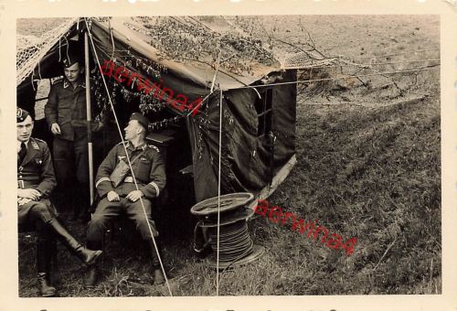 Deutsche Soldaten Flakabteilung bei der Flakstellung