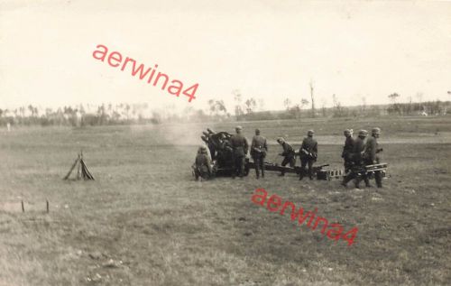 Deutsche Soldaten AR. 51 Übung mit 10,5 cm Feldhaubitze 18 Würzburg in Zossen