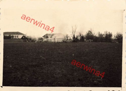 Abgebranntes Haus in Nisch Serbien