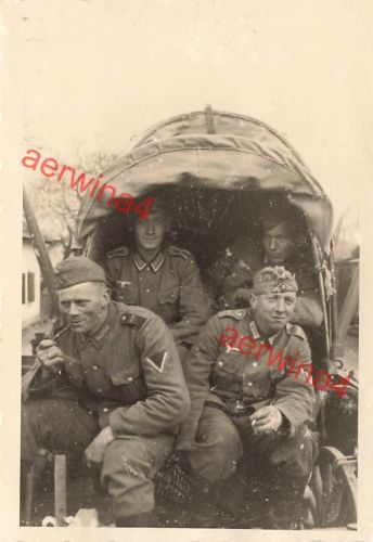 Deutsche Soldaten mit Pferdewagen bei Nisch Serbien