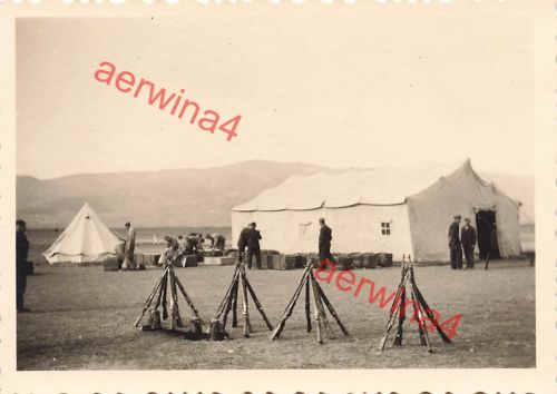 Deutsche Zelte auf Flugplatz Plovdiv Bulgarien